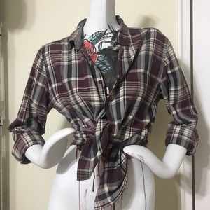 Pull & Bear Flannel Shirt